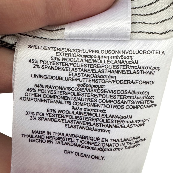 Brooks Brothers Red Fleece Plaid wool blend Sheath Dress Professional Sz 0 - Picture 4 of 15